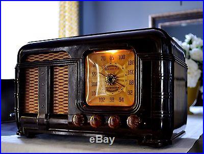 RESTORED Antique Vintage FADA 790 BAKELITE Deco Tube Radio MINT Works Perfect