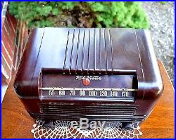 RESTORED Antique Vintage RCA Victor 15X Bakelite Deco Tube Radio Works Perfect