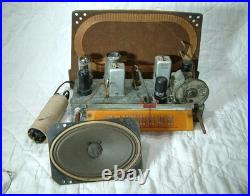 RESTORED General Electric 1946 vintage tube radio old antique