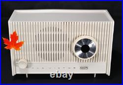 RESTORED RCA Victor 1950's vintage tube radio Atomic Age old antique plascon