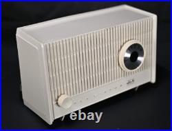 RESTORED RCA Victor 1950's vintage tube radio Atomic Age old antique plascon