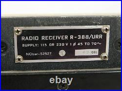 R-388/URR Vintage Tube Communications Radio Receiver (OK condition, original)