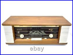 Radio PHILIPS B7X43A REVERBEO FM Stereo Vaccum Tube Vintage 1964 Working LikeNew