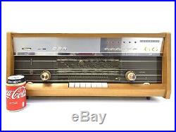 Radio PHILIPS B8X44A INTERCOM FM Stereo Vaccum Tube Vintage 1964 Working LikeNew
