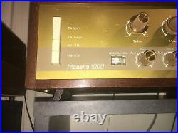 Radio RIM Vintage Tube Stereo Amplifier Maestro 1000 ELL80 48 Ohm Speaker