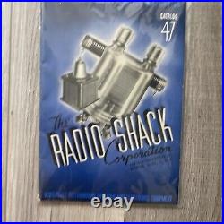 Radio Shack 1947 CATALOG 47 -RARE- Vintage Radio VTG Tubes Parts Price List