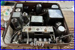 Rare 1930s & 1940s Era Chevrolet Vintage Tube Radio, Clean, C-41, Low Serial #