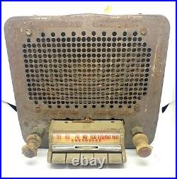 Rare 1930s & 1940s Era OEM Chevrolet Vintage Tube Radio