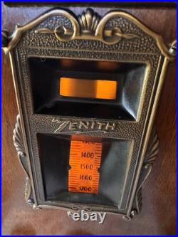 Rare 1933 Zenith 715 Tombstone Tube Radio Restored with Bluetooth & Aux Input