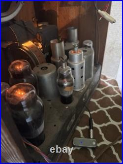 Rare 1933 Zenith 715 Tombstone Tube Radio Restored with Bluetooth & Aux Input
