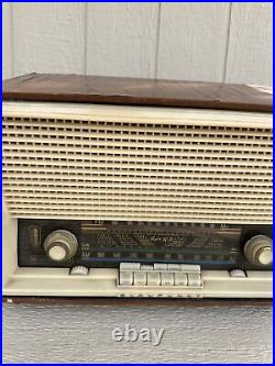 Rare 1961 Vintage German Tube Radio Blaupunkt SULTAN Type 20203 Parts Repair