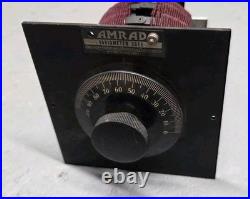 Rare ANTIQUE AMRAD 2611 vintage Vacuum Tube Radio Set Receiver variometer