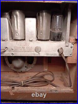 Rare Antique/Vintage 1940s Air Chief Firestone Tube Radio Model# 4-C-6(Repair)