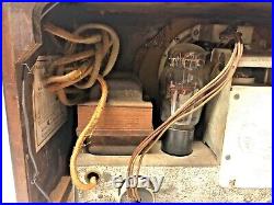 Rare Antique Vintage Us Pentode Superheterodyne Model 25a For Parts Or Repair