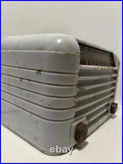 Rare Confetti Bakelite Vintage 1941 Admiral Aeroscope Tube Radio Great Shape