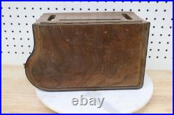 Rare Emerson Tube Radio AX-238 Jewel Box Vintage Ingraham Cabinet Wood Repair US