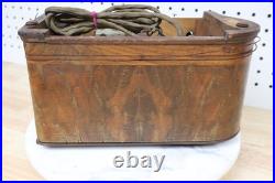 Rare Emerson Tube Radio AX-238 Jewel Box Vintage Ingraham Cabinet Wood Repair US