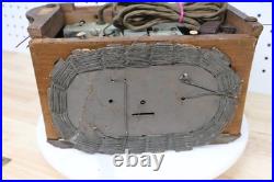 Rare Emerson Tube Radio AX-238 Jewel Box Vintage Ingraham Cabinet Wood Repair US