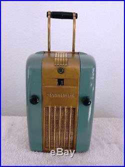 Rare Green Westinghouse Little Jewel Fully Restored Vintage Radio