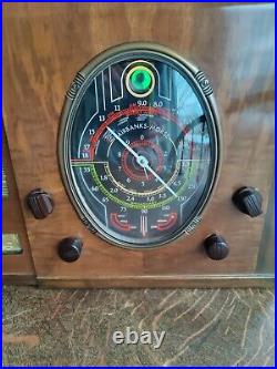 Rare Iconic Vintage Fairbanks-Morse Model 8AT8 Radio Recapped Working