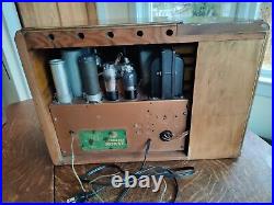 Rare Iconic Vintage Fairbanks-Morse Model 8AT8 Radio Recapped Working