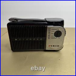 Rare Motorola Vintage Pixie Portable Tube Radio- Untested