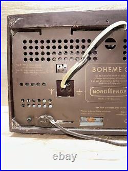 Rare NORDMENDE Bohema C Vintage Tube Am/FM Radio Tested & Works