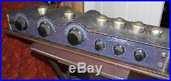 Rare Old Vintage 1927 Chrome Cap Blue Neutrowound Antique Tube Radio D. Of Navy