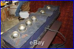 Rare Old Vintage 1927 Chrome Cap Blue Neutrowound Antique Tube Radio D. Of Navy