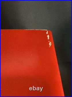 Rare Red Zenith Tube Radio AM/FM Portable MCM Bakelite H725 Vintage Works