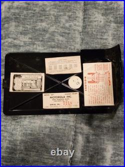 Rare Small Motorola Pixie Portable Tube Radio Vintage Early 1950s Model 45P1