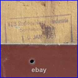 Rare VTG Ilmenau Stern Radio Sonneberg Germany Batterie-Super B III 1961 HTF