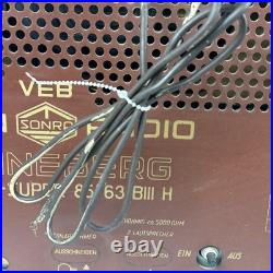 Rare VTG Ilmenau Stern Radio Sonneberg Germany Batterie-Super B III 1961 HTF