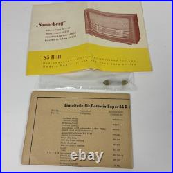 Rare VTG Ilmenau Stern Radio Sonneberg Germany Batterie-Super B III 1961 HTF