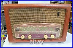 Rare Valve Tube Radio Vintage B&O Bang & Olufsen Mini 606K Wood Case Radio AF Rare Valve Tube Radio Vintage B&O Bang & Olufsen Mini 606K Wood Case Radio AF