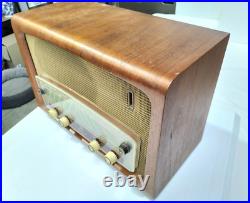 Rare Valve Tube Radio Vintage B&O Bang & Olufsen Mini 606K Wood Case Radio AF Rare Valve Tube Radio Vintage B&O Bang & Olufsen Mini 606K Wood Case Radio AF