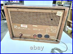 Rare Valve Tube Radio Vintage B&O Bang & Olufsen Mini 606K Wood Case Radio AF Rare Valve Tube Radio Vintage B&O Bang & Olufsen Mini 606K Wood Case Radio AF