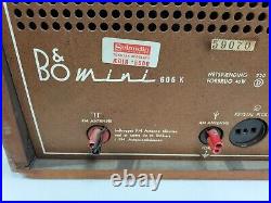 Rare Valve Tube Radio Vintage B&O Bang & Olufsen Mini 606K Wood Case Radio AF Rare Valve Tube Radio Vintage B&O Bang & Olufsen Mini 606K Wood Case Radio AF