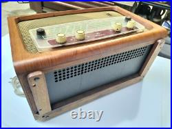 Rare Valve Tube Radio Vintage B&O Bang & Olufsen Mini 606K Wood Case Radio AF Rare Valve Tube Radio Vintage B&O Bang & Olufsen Mini 606K Wood Case Radio AF