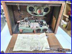 Rare Valve Tube Radio Vintage B&O Bang & Olufsen Mini 606K Wood Case Radio AF Rare Valve Tube Radio Vintage B&O Bang & Olufsen Mini 606K Wood Case Radio AF