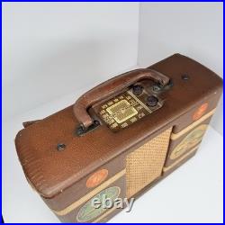 Rare Vintage 1940 GE General Electric JB-630 Carryabout Portable Radio