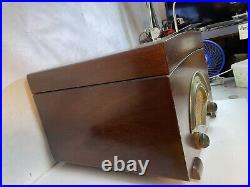Rare Vintage 1946 6R084 Ch=6C21 Tube Radio Record Player With Changer