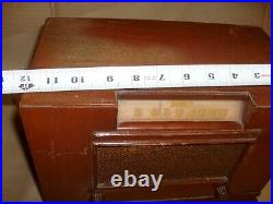 Rare Vintage 1946 Lear Radio Model 561 Am Wood Tube Radio As-is