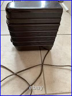 Rare Vintage 1947 DELCO Model R-1227 Tabletop TubeRadio WORKS VG Brown Bakelite