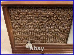 Rare Vintage 1959 Zenith Wooden AM/FM Tube Radio 2-2479 X323 Tested & Working