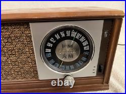 Rare Vintage 1959 Zenith Wooden AM/FM Tube Radio 2-2479 X323 Tested & Working