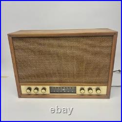 Rare Vintage 60's CM Curtis Mathes Tube AM/FM Radio Cabinet 2918a Phono WORKS