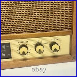 Rare Vintage 60's CM Curtis Mathes Tube AM/FM Radio Cabinet 2918a Phono WORKS