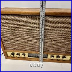 Rare Vintage 60's CM Curtis Mathes Tube AM/FM Radio Cabinet 2918a Phono WORKS