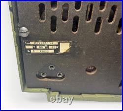Rare Vintage Green Philips Norelco B1X18A/70R AM-FM Vacuum Tube Table Radio